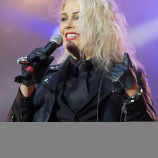 Kim Wilde with band at Tivoli Firheden in Aarhus Denmark