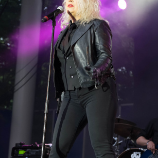 Kim Wilde with band at Tivoli Firheden in Aarhus Denmark