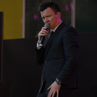 Rick Astley in Tivoli Friheden Århus Denmark