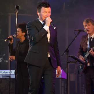 Rick Astley in Tivoli Friheden Århus Denmark