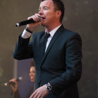 Rick Astley in Tivoli Friheden Århus Denmark